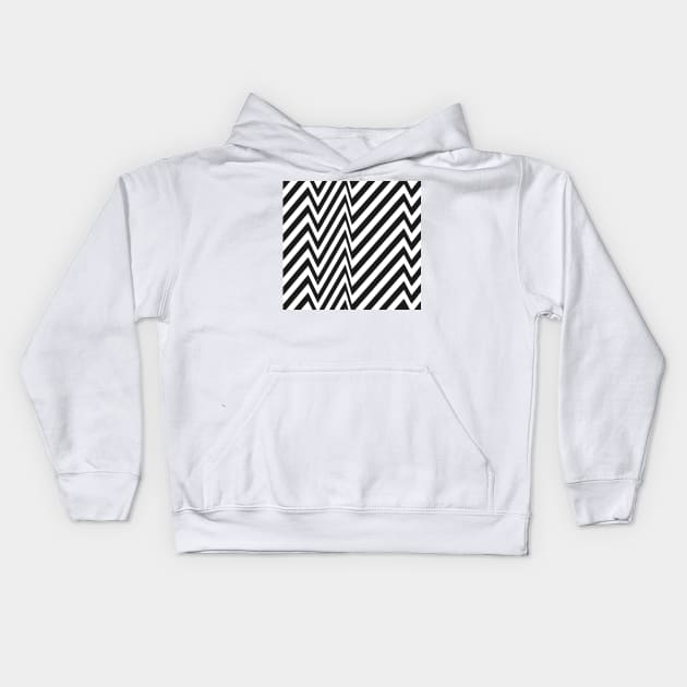 Zebra Pattern #blackwhite #pattern #retro #cool #opart #stylish #homedecor Kids Hoodie by Kirovair